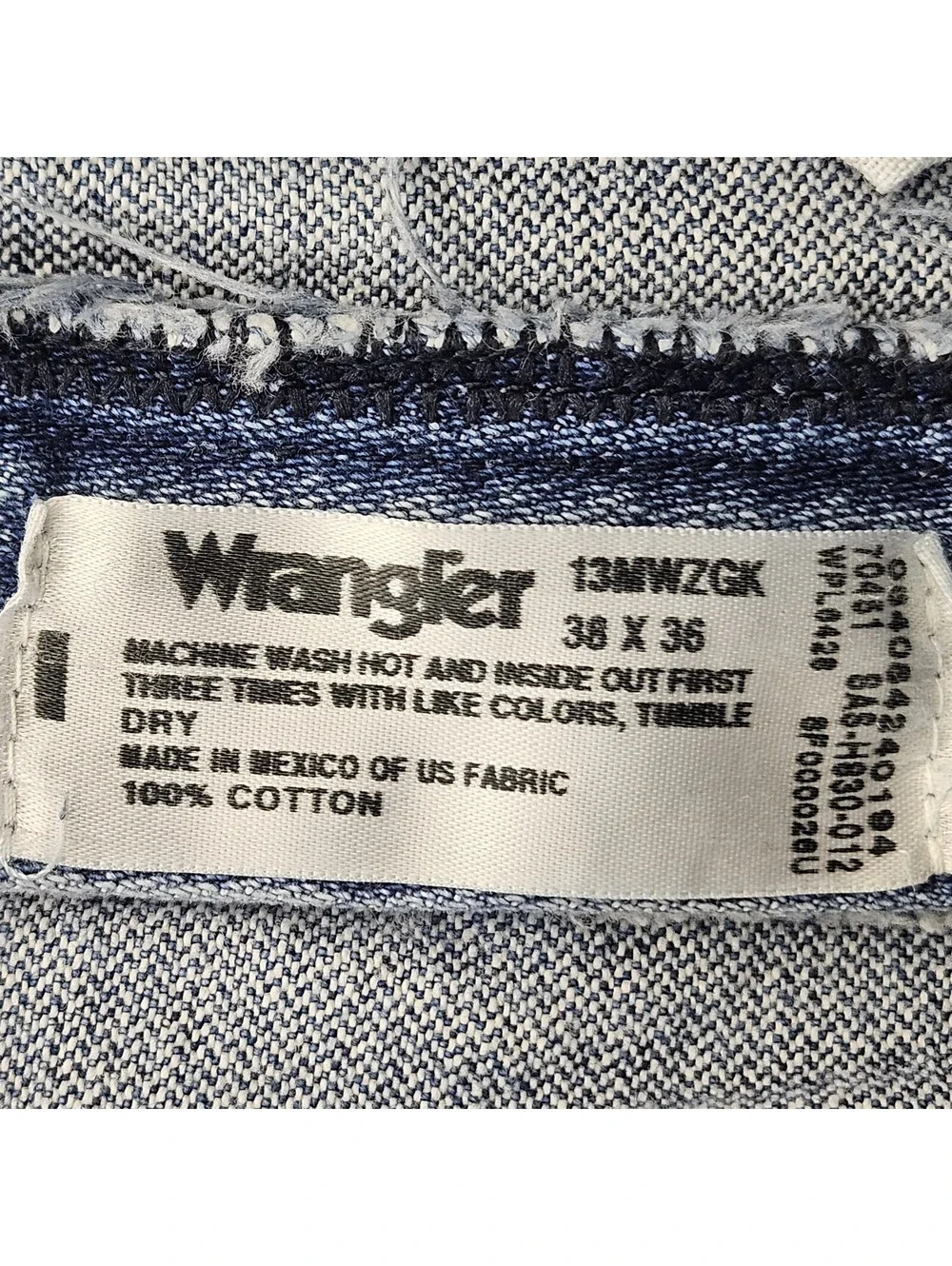 Wrangler Jeans 13MWZGK Men 38x36 (Fits 36-37x36) Cowboy Denim